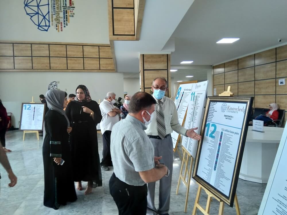 پێشانگەیەکی تایبەت بە کرۆمۆسۆمی مرۆڤ لە زانکۆی نۆلج