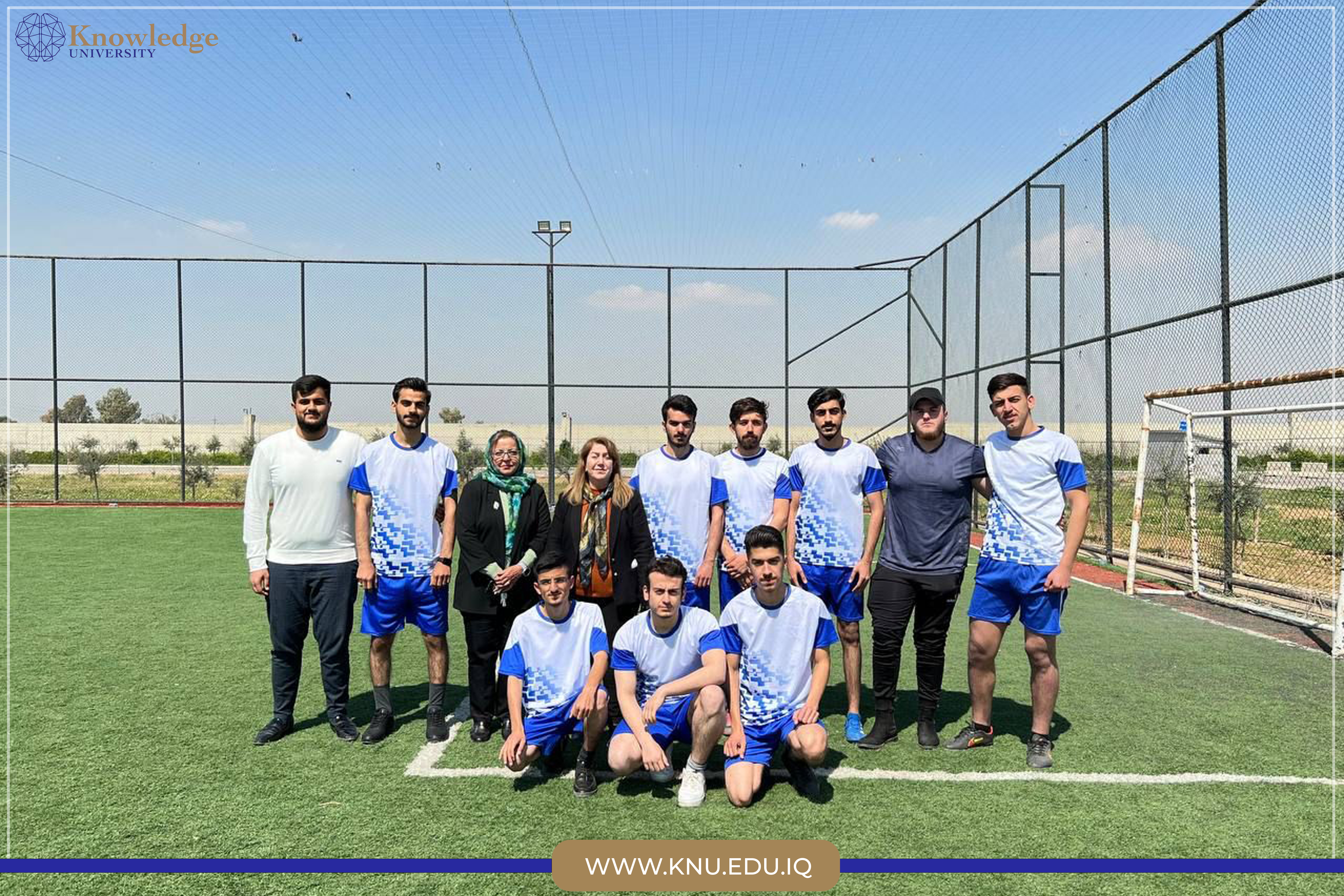 The College Of Science At KNU Conducted two football matches